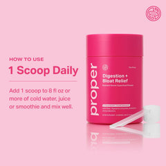 Proper The Pinks plant-based non-GMO formula label emphasizing clean nutrition.