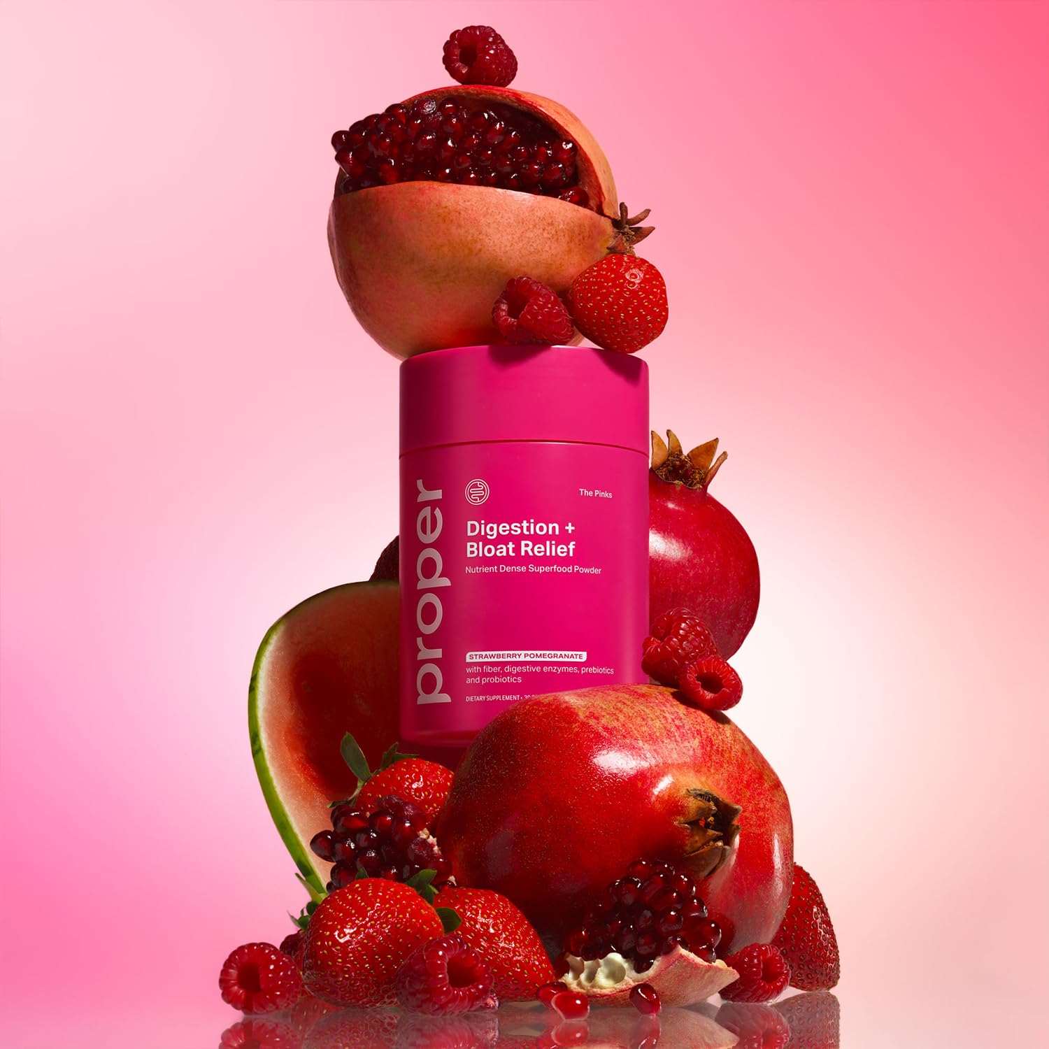 Proper The Pinks USP-certified facility seal signaling quality control.