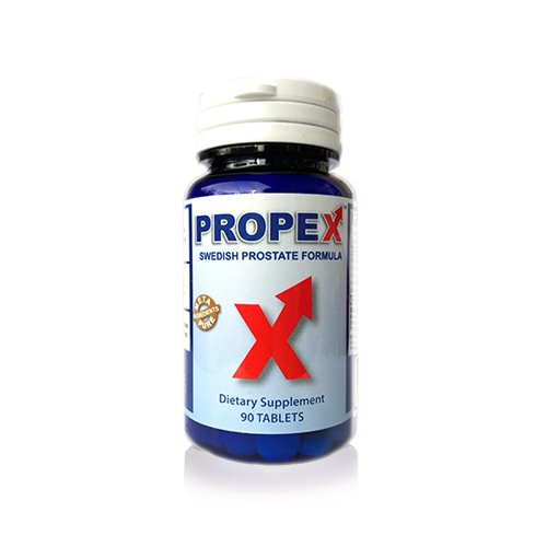 PROPEX natural prostate support bottle shown for daily wellness.