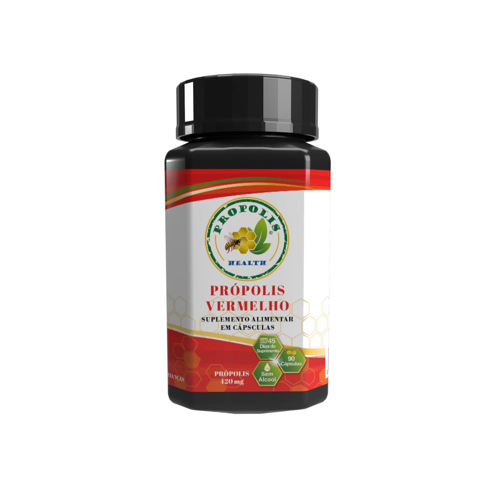Propolis Health Red Propolis pack shot emphasizes premium packaging