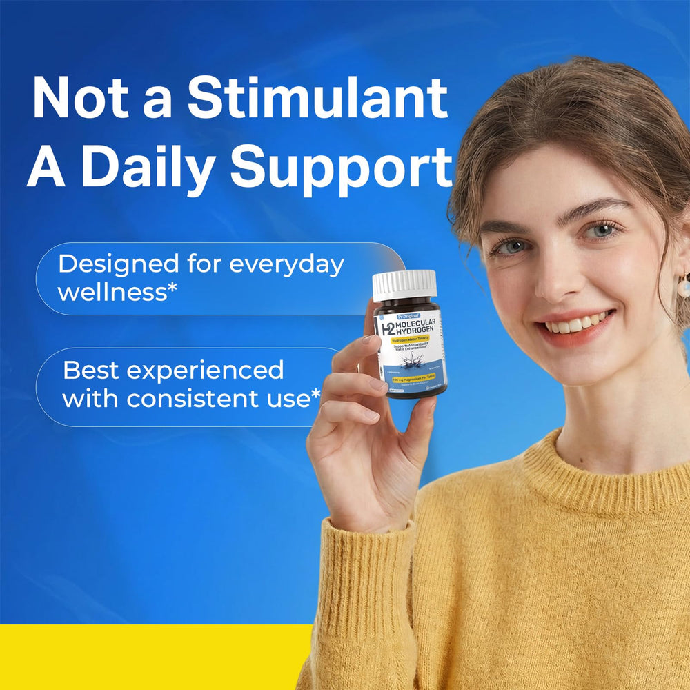 Proriginal lemon-flavor tablet dissolving, delivering refreshing citrus hydration.