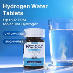 Proriginal magnesium-based reaction tablet showing fizz in liquid