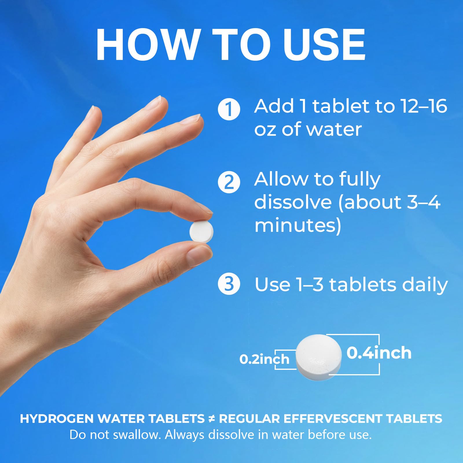 Proriginal packaging with 180 tablets for everyday use