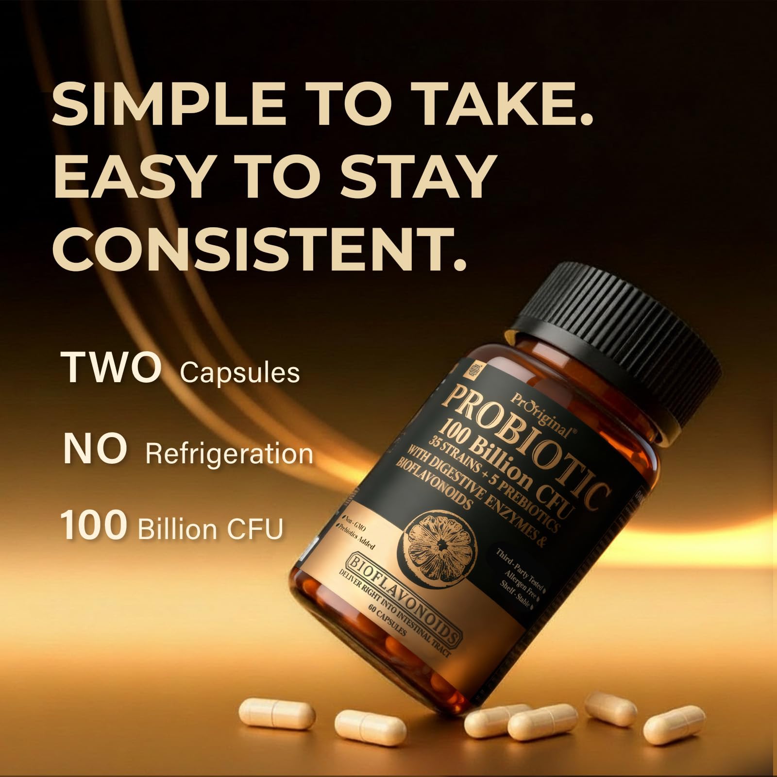 Proriginal vegan raw probiotic for dairy-free gut support