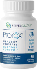 PROROX bottle pour demonstrates dual-action bladder and prostate support in daily use.