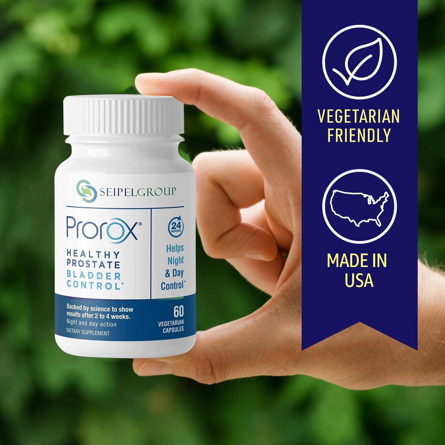 PROROX patents and awards logo signals trusted, research-backed formula.
