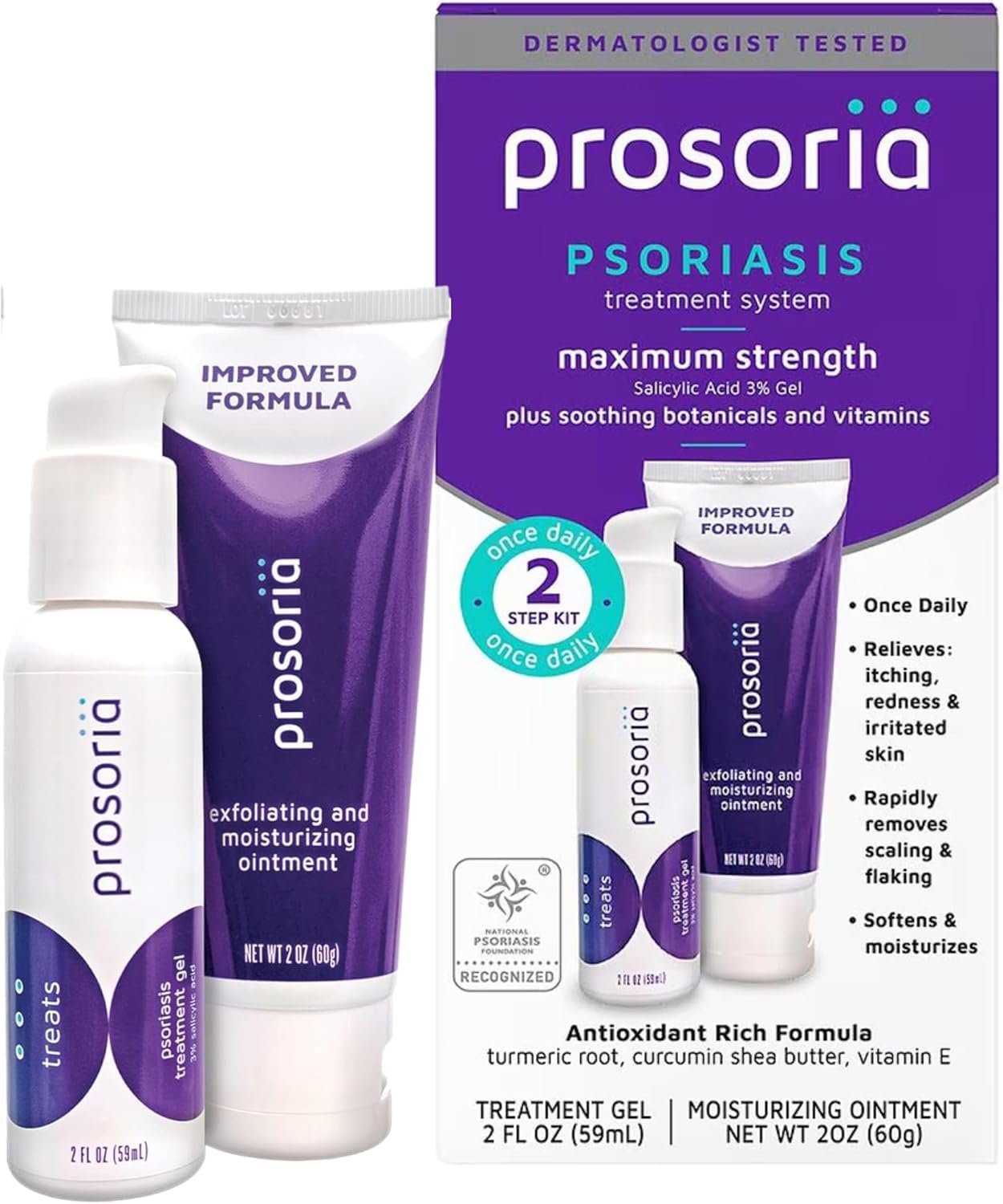 Prosoria psoriasis face application shows gentle care for sensitive skin