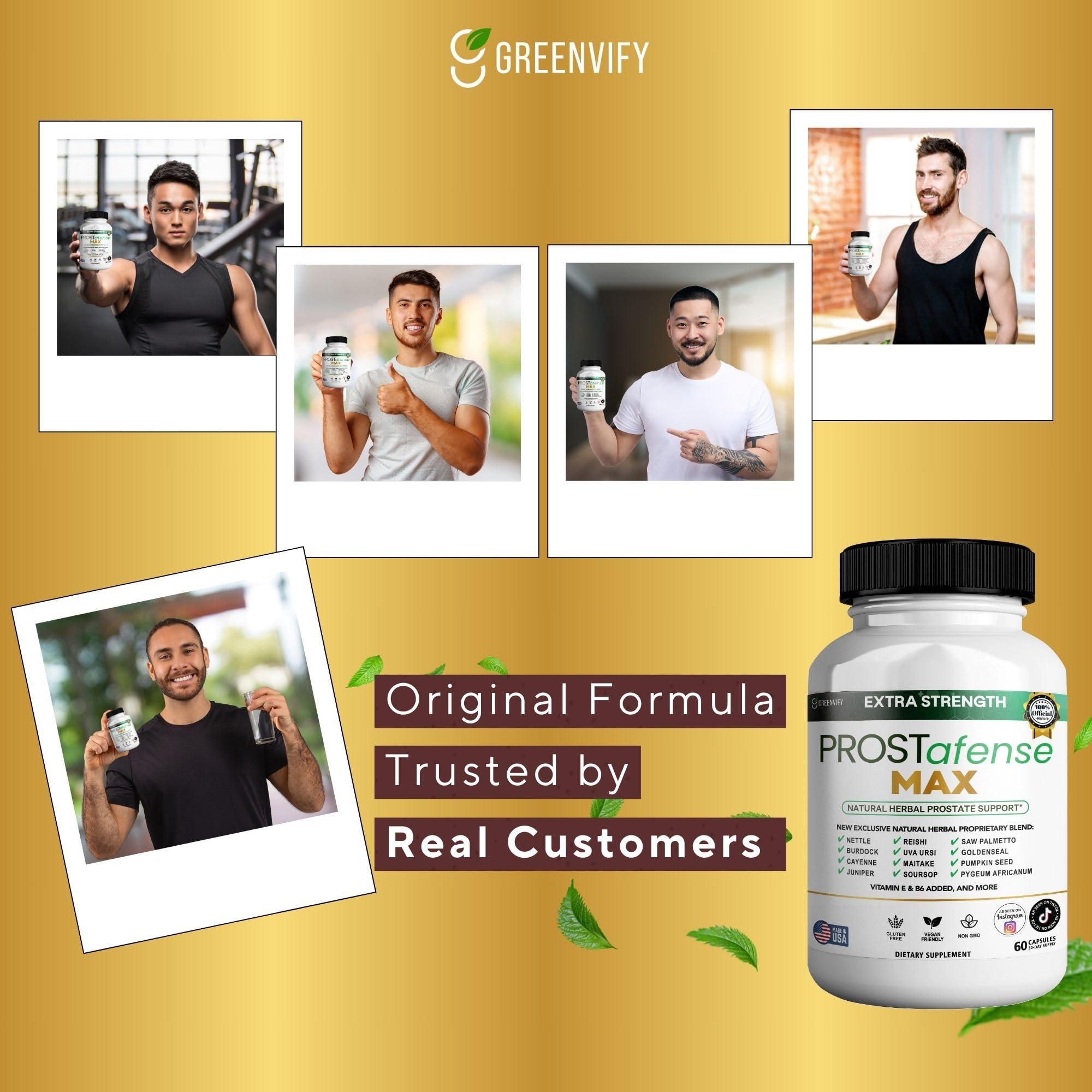 Prostafense Max bottle in lifestyle setting promoting urinary health.