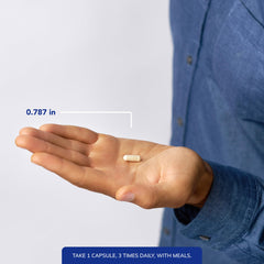 Pure Encapsulations ProstaFlo label detail highlighting hypoallergenic pollen extract.