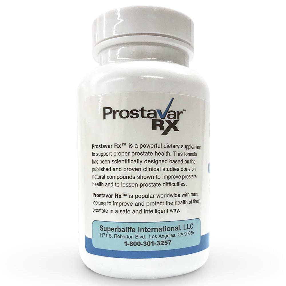 Prostavar Rx bottle cap close-up highlighting freshness seal for reliable use.