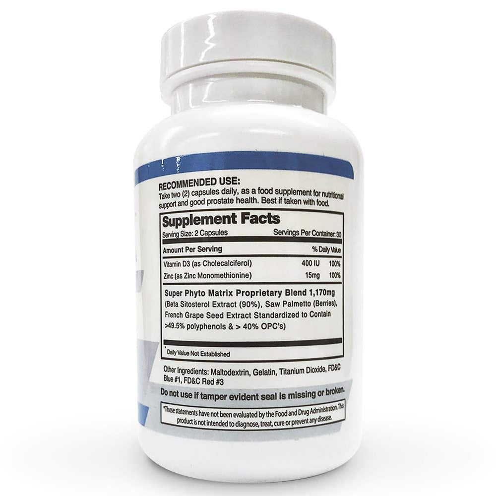 Prostavar Ultra phyto matrix visual emphasizing natural ingredients