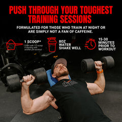 Night workout scene featuring PROSUPPS Dr. Jekyll Signature V2 for stimulant-free sessions