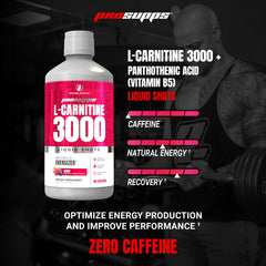 ProSupps L-Carnitine 3000 berry flavor bottle for stimulant-free energy