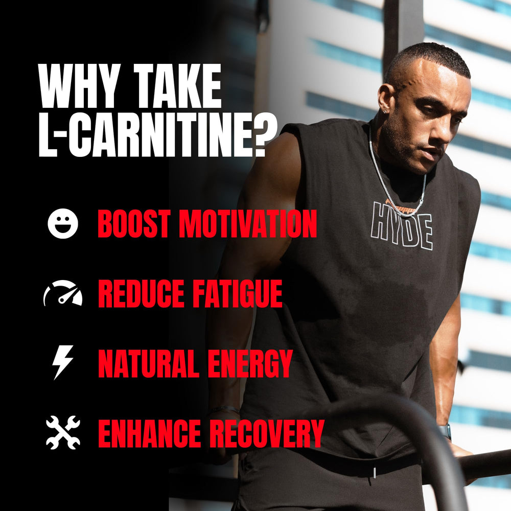 ProSupps L-Carnitine 3000 bottle being poured into a glass