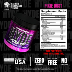 Poured pre-workout drink using PROSUPPS Mr Hyde Xtreme for enhanced focus