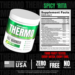 PROSUPPS Thermogenic Spicy Rita energy-sip captures sustained vigor for longer workouts.
