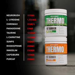 PROSUPPS Thermogenic Spicy Rita label-artwork showcases gluten-free, vegan pre-workout options.
