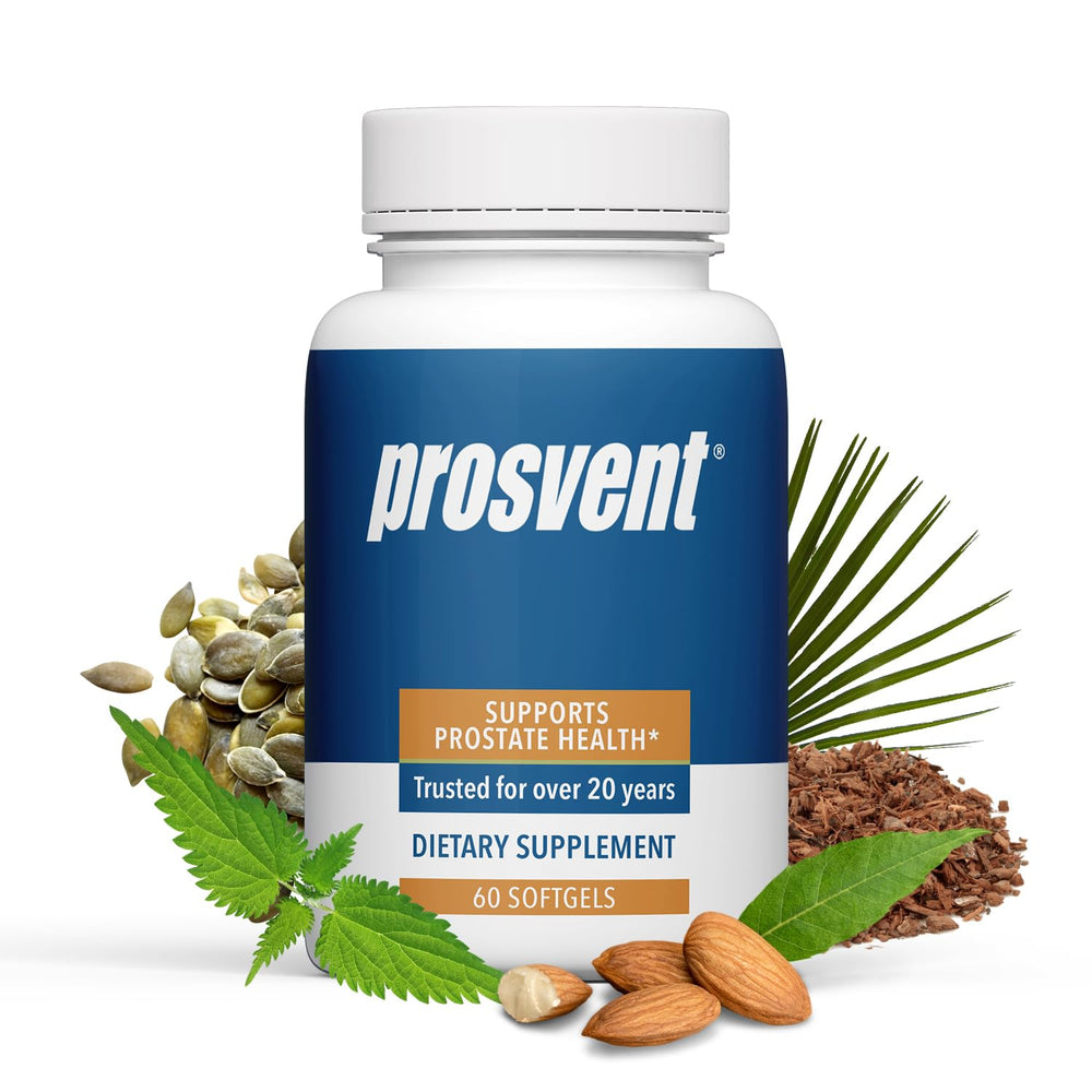 Prosvent bottle-front view for easy daily use and trusted prostate support.