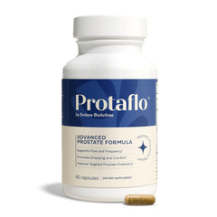 Protaflo Prostate Supplements bottle promotes daily urinary comfort.