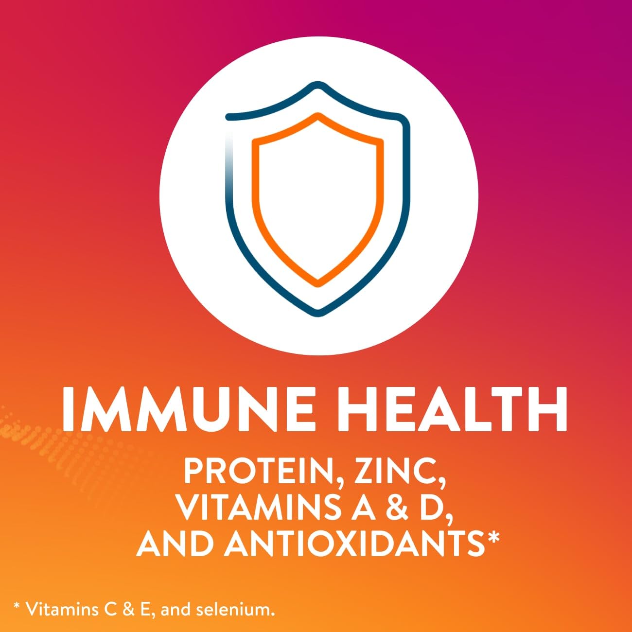Protality Vanilla Nutrition Shake gluten-free icon supports dietary needs.
