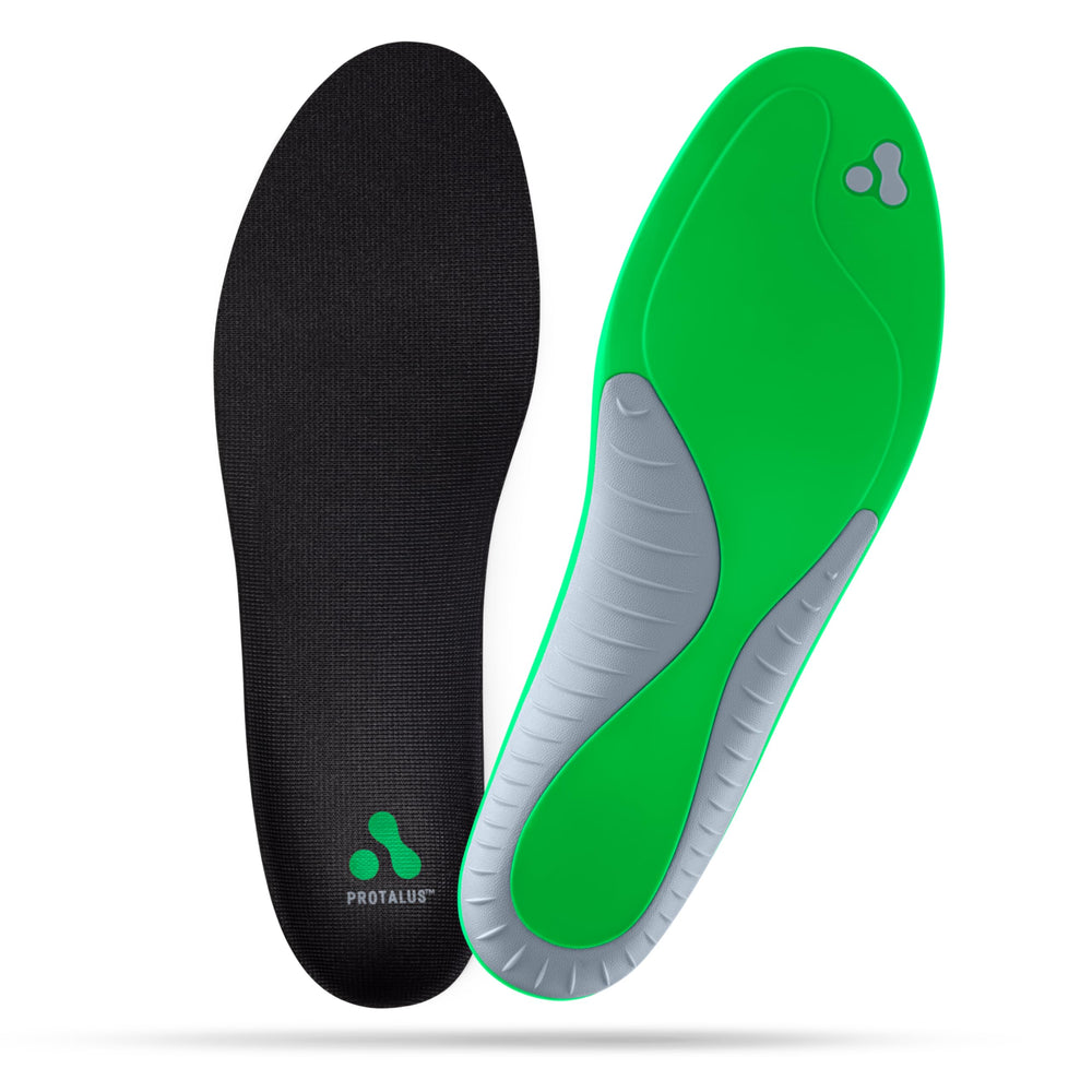 Protalus T-100 Elite insole demonstrates alignment technology for natural foot positioning