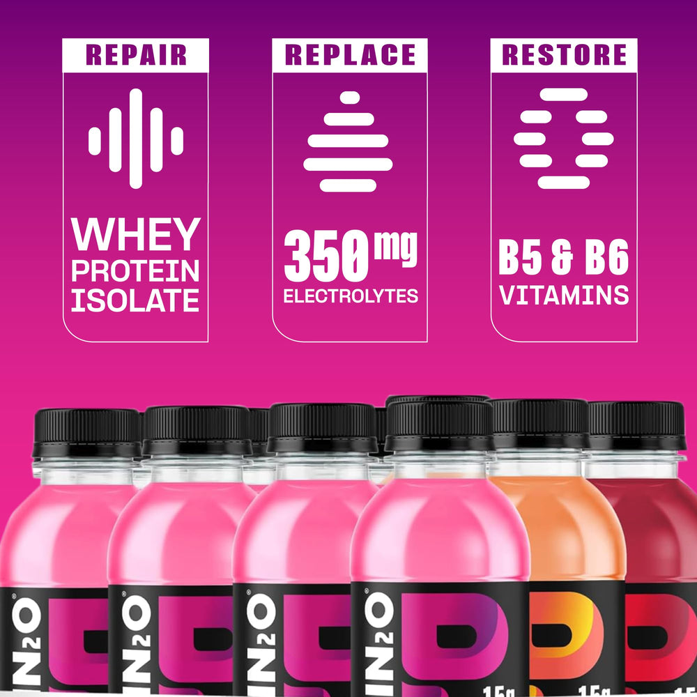 Protein2o Wild Cherry flavor provides a refreshing, clean hydration experience.