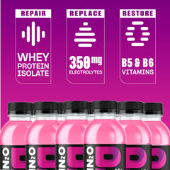 Protein2o on-the-go packaging, perfect for travel and workouts