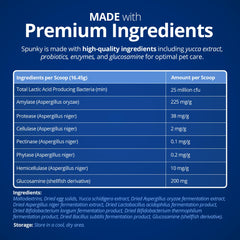 ProThrive Spunky digestive enzyme blend illustrating natural enzyme support.