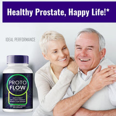 Proto Flow natural formula ingredients visual suggesting plant-based blend