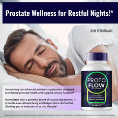 Proto Flow Prostate health Men pills pack signaling user use and packaging
