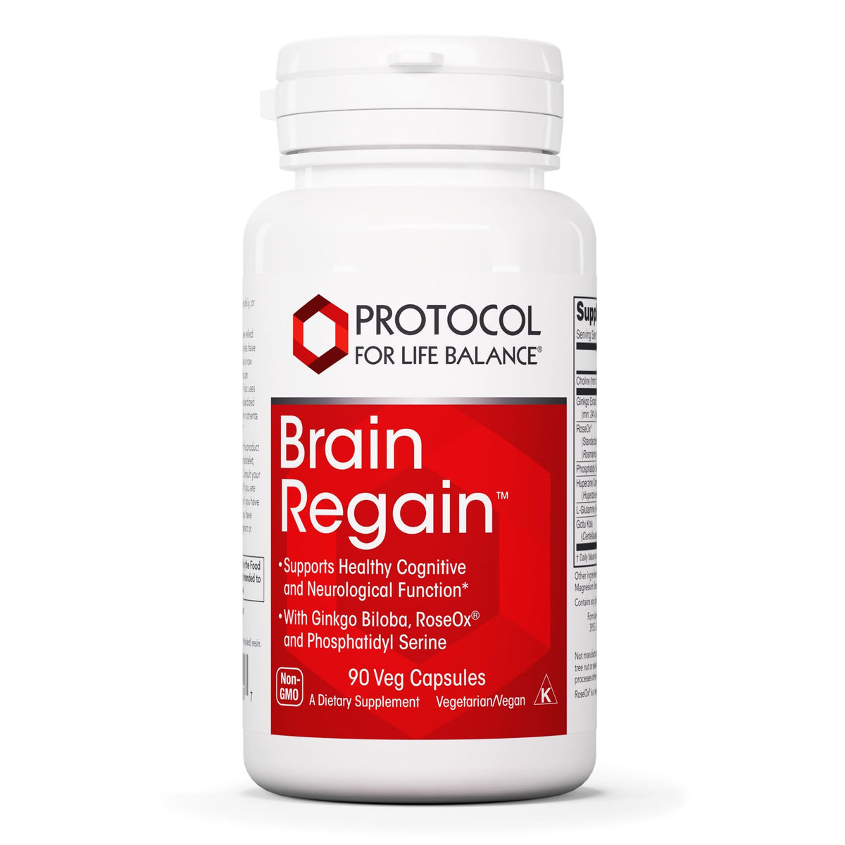 Protocol Brain Regain bottle for daily focus support