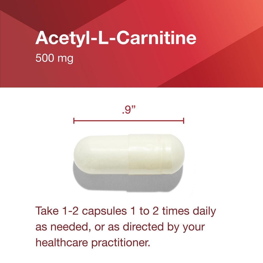Protocol For Life Balance Acetyl-L-Carnitine 500mg bottle with clean modern design