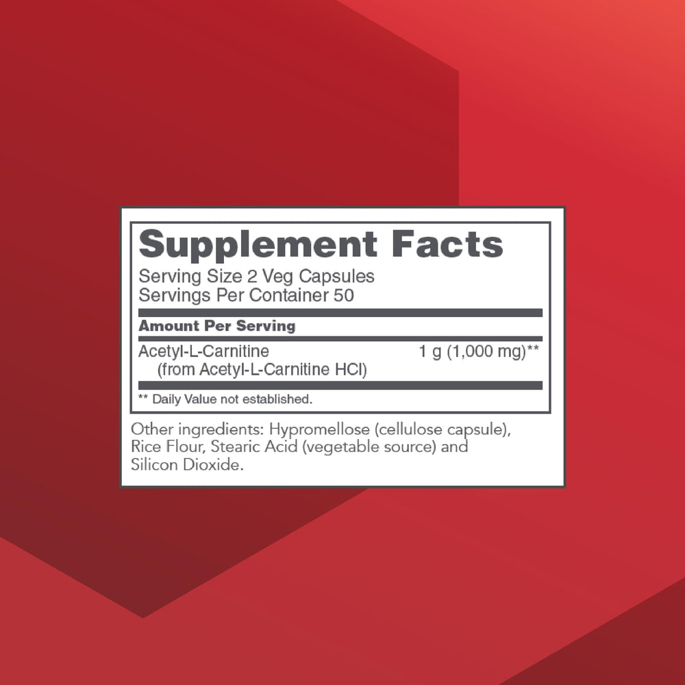 Protocol For Life Balance Acetyl-L-Carnitine capsules close-up showing easy-to-swallow form