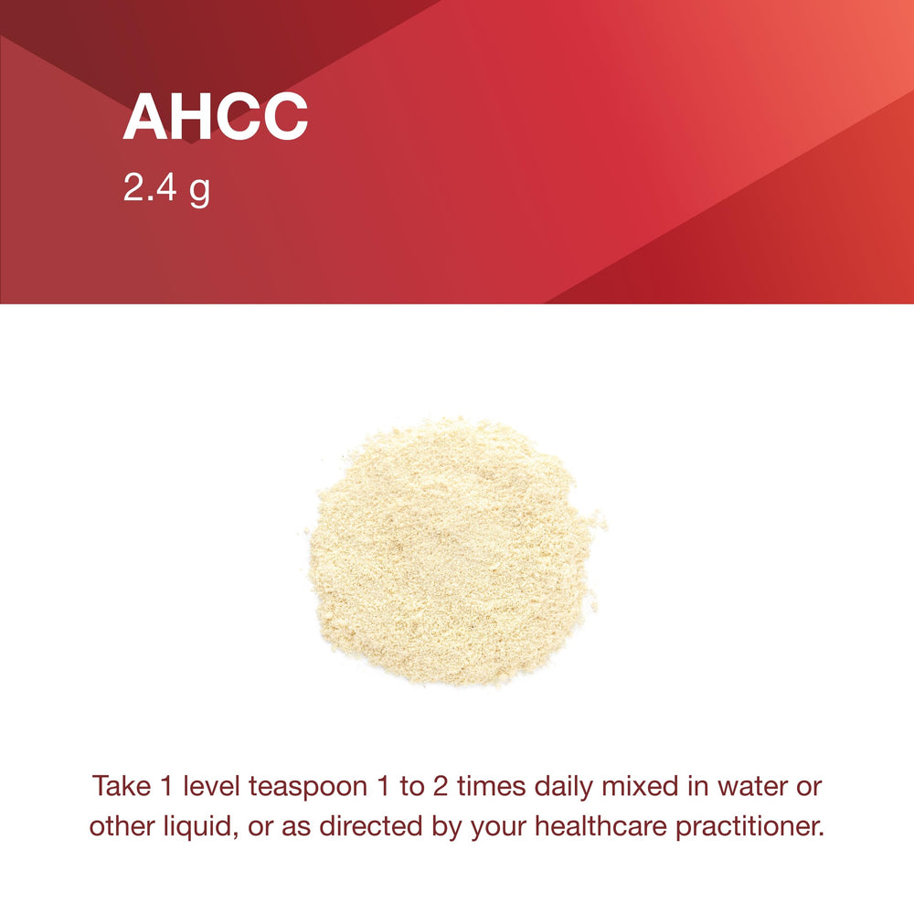 Protocol for Life Balance AHCC powder displayed in a lifestyle setting