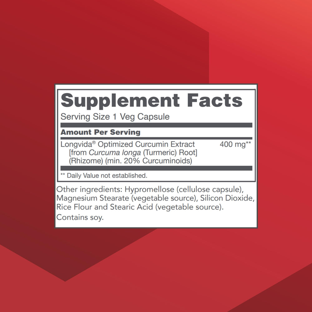 Cogumin SLCP capsules close-up highlighting Longvida curcumin ingredient in vegan capsules