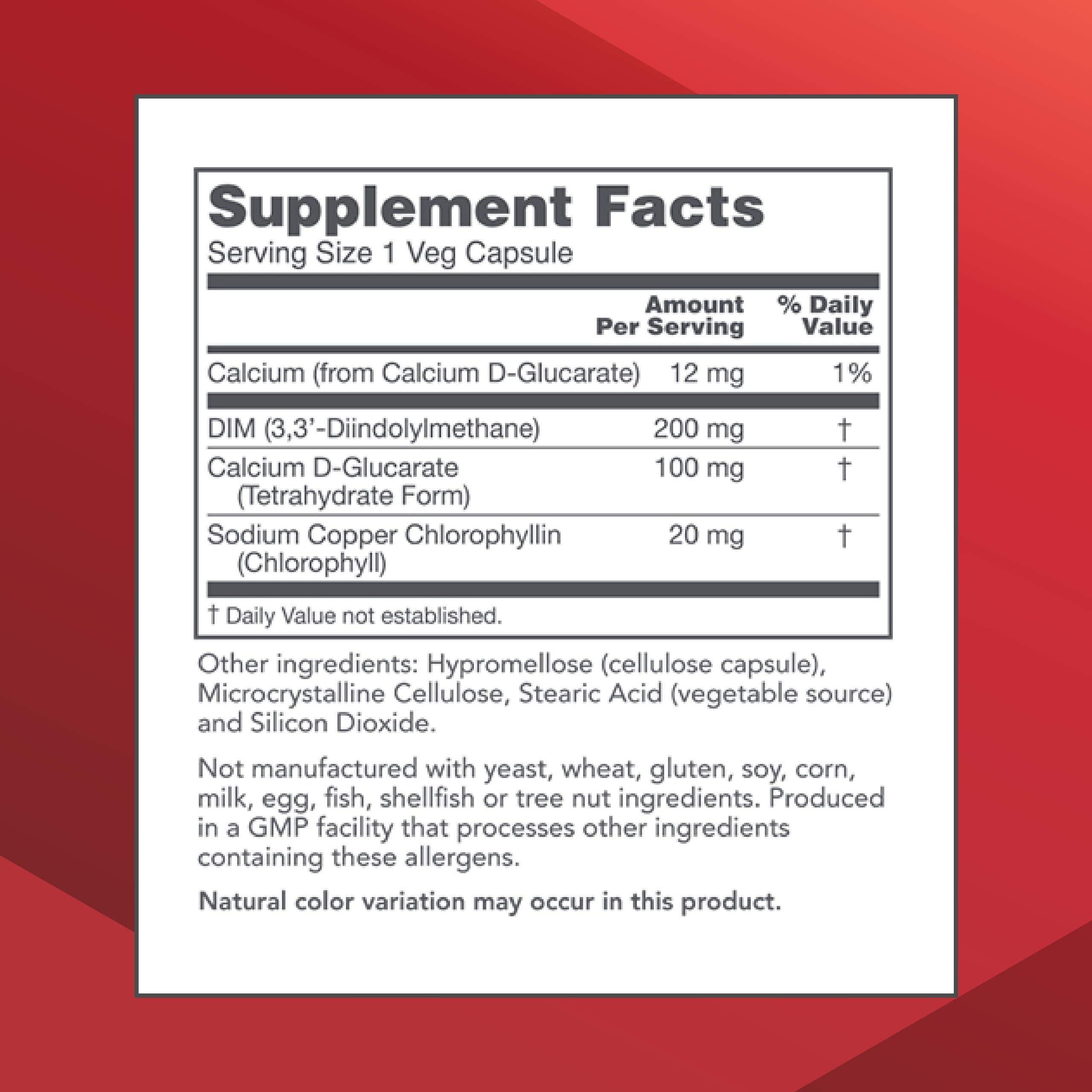 DIM 200 Plus CDG capsules shown as plant-based, allergen-friendly capsules