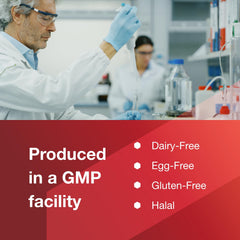 Protocol for Life Balance Gamma E Toco Complex packaging emphasizes halal and dairy-free options.