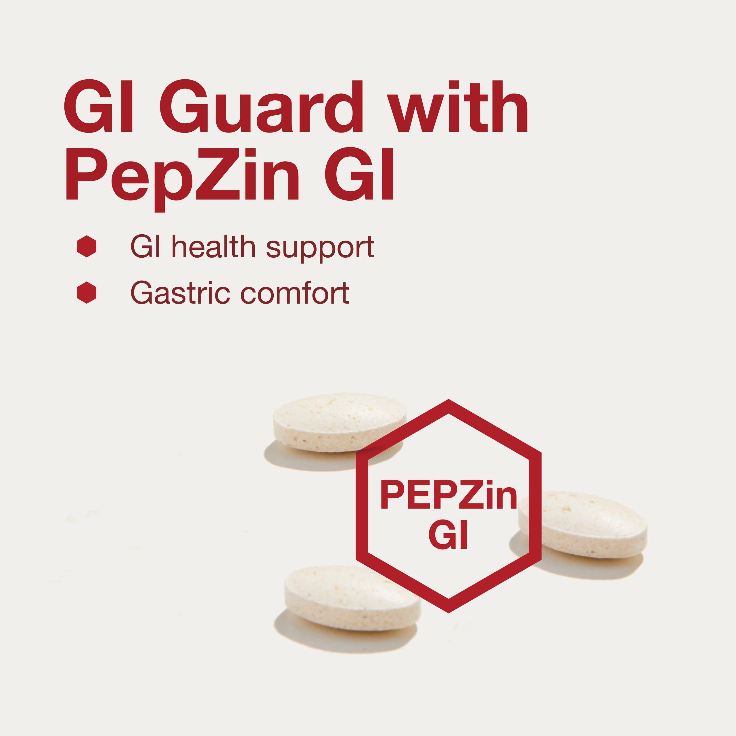 Pouring PROTOCOL FOR LIFE BALANCE GI Guard capsules from the bottle.