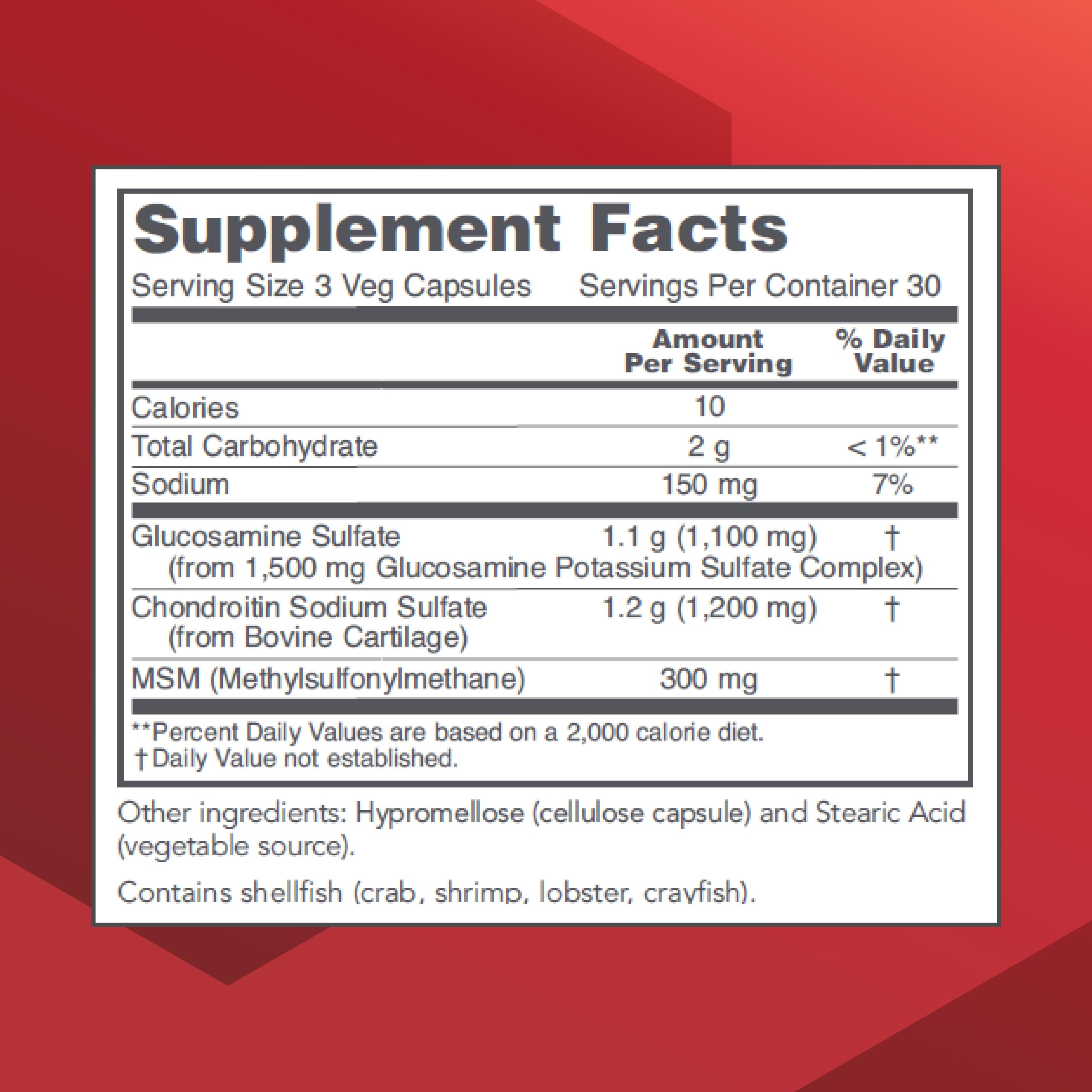 PROTOCOL FOR LIFE BALANCE capsules poured for convenient daily intake supporting joints