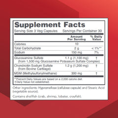 PROTOCOL FOR LIFE BALANCE capsules poured for convenient daily intake supporting joints