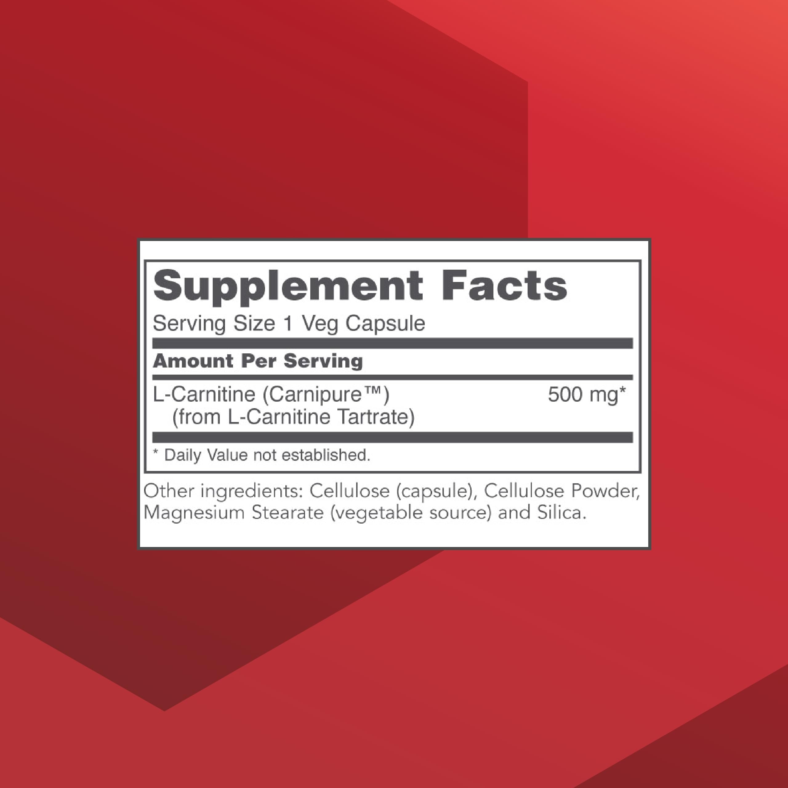 L-Carnitine capsules close-up shows vegan-friendly dietary supplement for active lifestyles