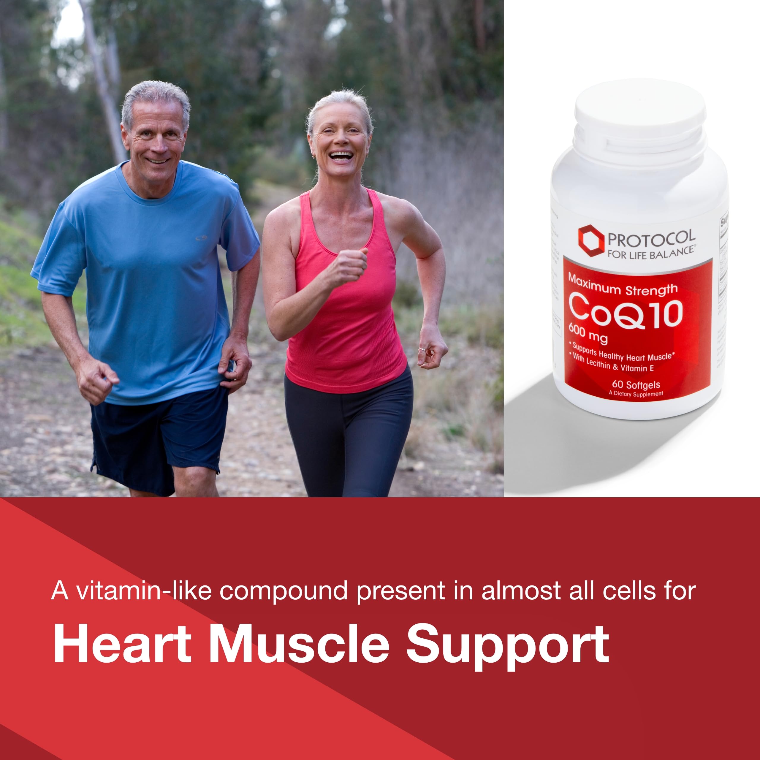 Vitamin E and CoQ10 blend in PROTOCOL FOR LIFE BALANCE supplement