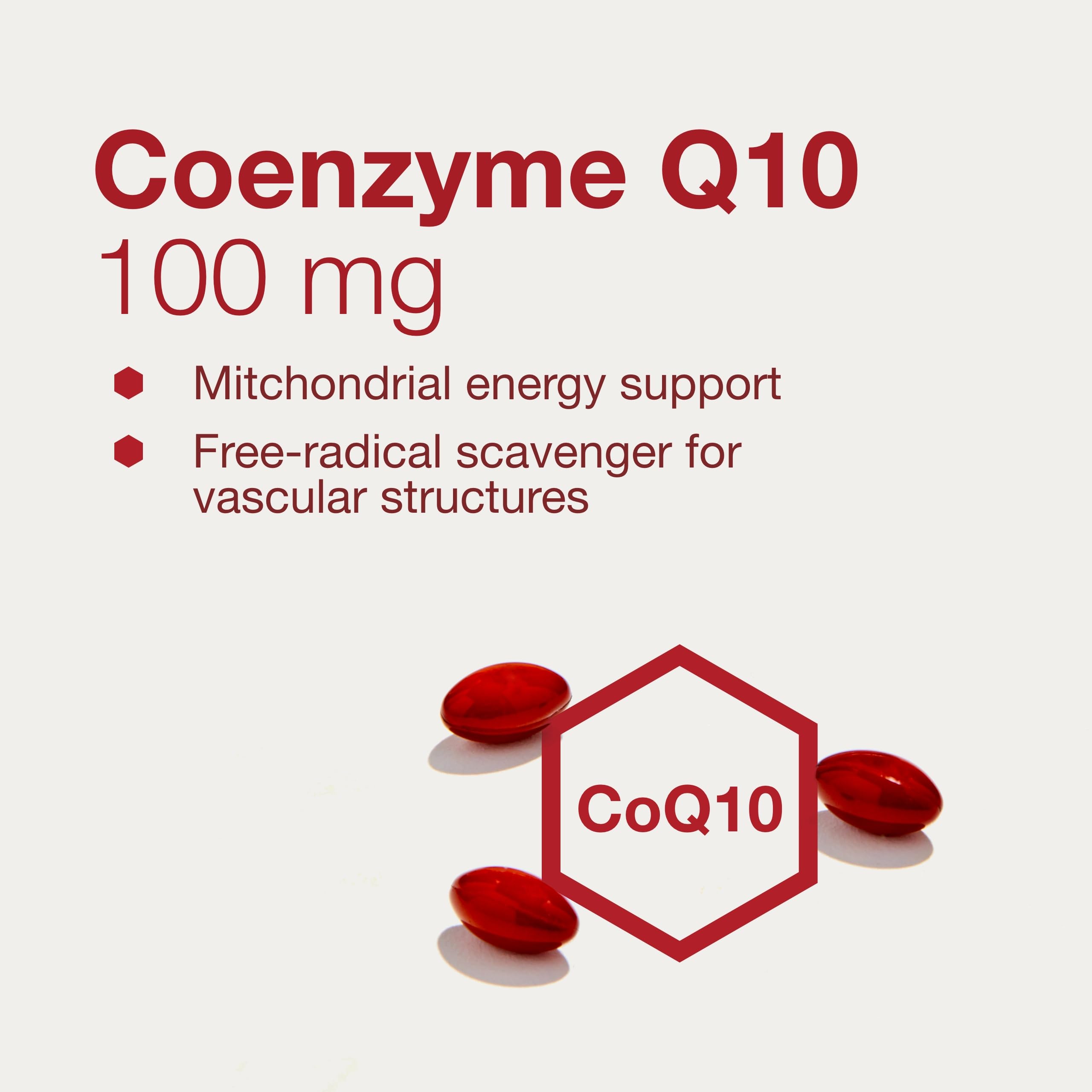 PROTOCOL FOR LIFE BALANCE CoQ10 with Vitamin E capsule focus