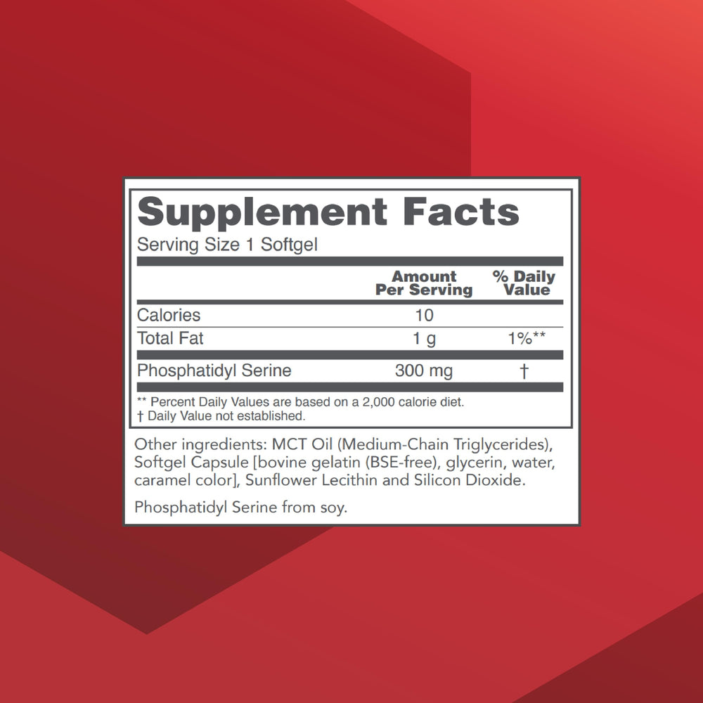 PROTOCOL FOR LIFE BALANCE ps-300mg-softgels-closeup highlights the potent dose for memory health