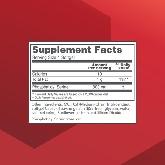 PROTOCOL FOR LIFE BALANCE ps-300mg-softgels-closeup highlights the potent dose for memory health