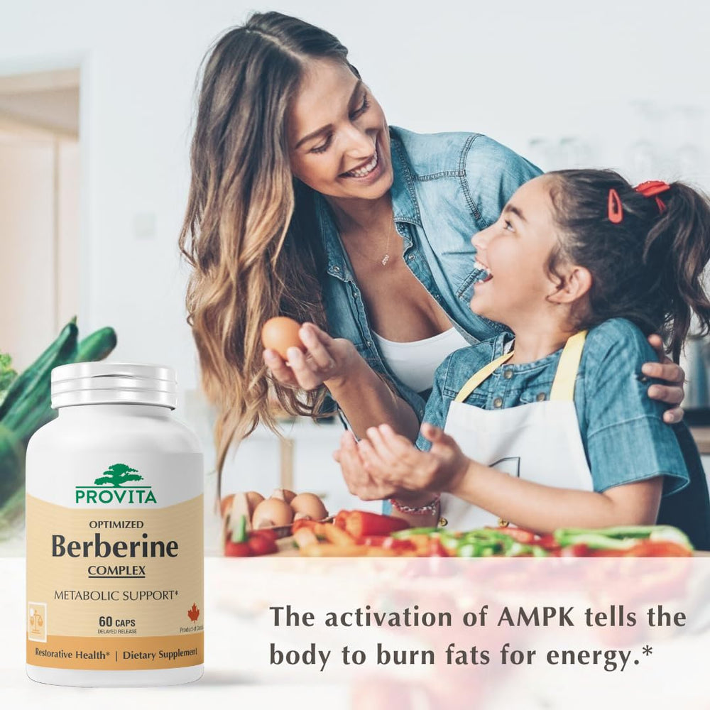 Provita Berberine TPGS packaging showcases sustainable, allergen-free wellness solution.