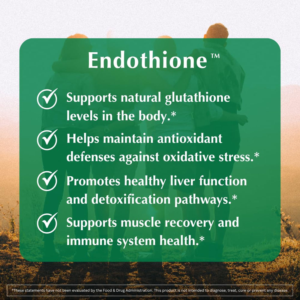 PROVITA Endothione label closeup highlights zinc and selenium cofactors.