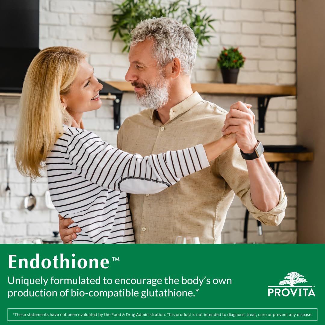 PROVITA Endothione capsules with delayed-release technology for better absorption.