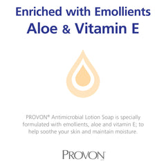 Provon formula with aloe and skin conditioners for moisturized hands.