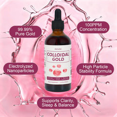 Provspro Colloidal Gold 24K in glass presents a clean electrolyte blend